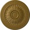 Ekena Millwork Randee Ceiling Medallion (Fits Canopies up to 3 7/8"), Hand-Painted Gold, 20"OD x 1 3/8"P CM20HAGLS - alternate 1